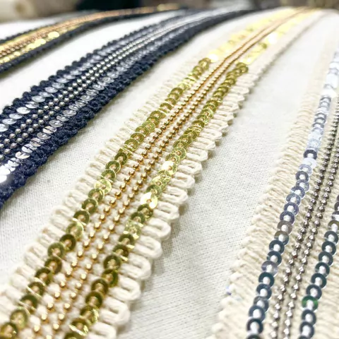 ANKARA - GALON DE LENTEJUELAS Y MINITACHAS