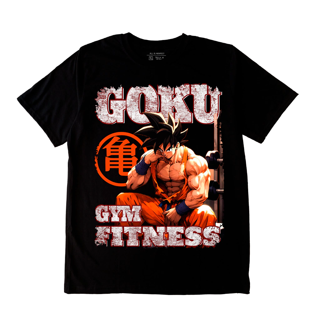 PLAYERA GOKU GYM FITNESS