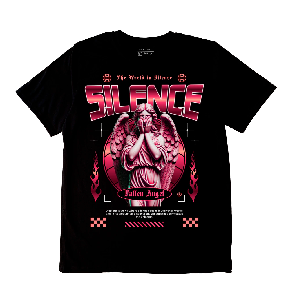 PLAYERA THE WORLD IN SILENCE