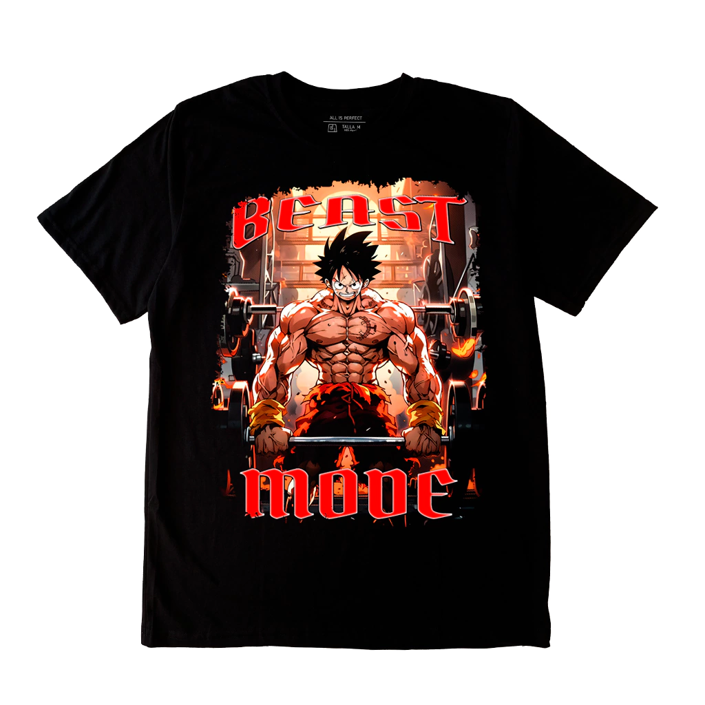 PLAYERA LUFFY BEAST MODE