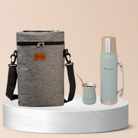 Kit Mate + Termo 1000ml Acero Inox con Asa + Bolso - comprar online
