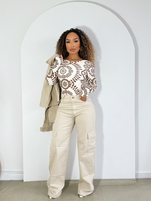 Calça Jeans Cargo Mariah - comprar online