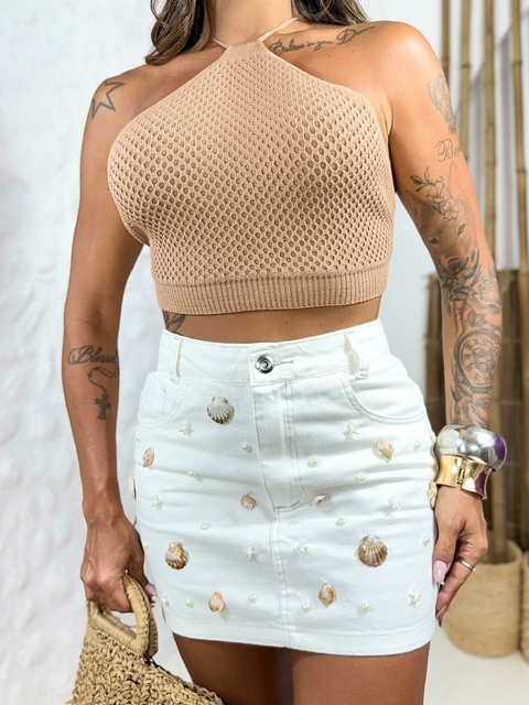 Cropped Frente Única Gabi - comprar online