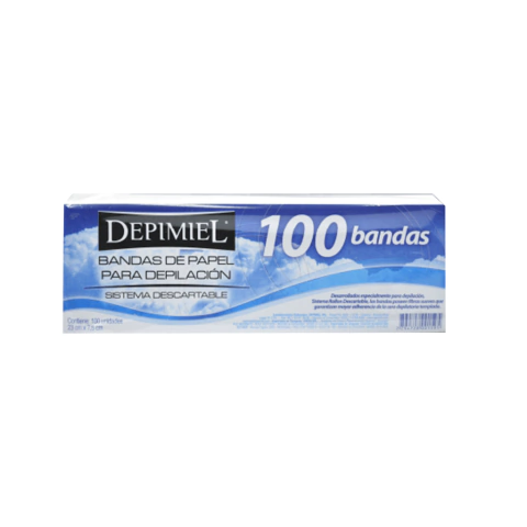 Bandas Depilatorias 100u Depimiel