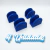 Porta Guardanapo Arco Azul Real Decoração de Mesa Cozinha Suporte Decorativo - Max Level 3D