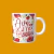 Caneca Avó é Mãe em dobro flor vermelha - comprar online
