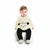 Conjunto infantil masculino Kiko Baby Off White inverno menino