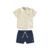 Conjunto Onda Marinha Camisa em Linho 1234029 Areia