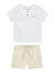 Conjunto Social Bata Onda Marinha 1234031 Branco