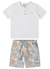 Conjunto Bata Branco Infantil Onda Marinha 1.234.053