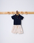 Conjunto body polo Onda Marinha 1.244.016 Marinho verão
