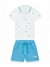 Conjunto polo infantil Onda Marinha 1.244.033 Branco verão - comprar online