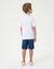 Polo branca infantil em piquet Onda Marinha 1.244.047 Branco verão na internet