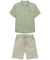 Conjunto bata infantil Onda Marinha 1.244.064 Verde verão