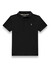 Camisa polo infantil preta Onda Marinha 1.244.088