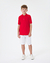 Conjunto polo infantil menino Onda Marinha 1.244.134 vermelho verão