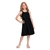 Vestido infantil em malha Fakini verão preto