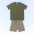 Conjunto infantil menino Fakini 102402481 Verde verão - Mundo Infantil SJC
