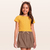 Conjunto infantil menina Fakini 03157 Amarelo verão - comprar online