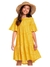 Vestido infantil menina Fakini 10.24.03164 Amarelo - comprar online
