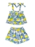 Conjunto bata e short menina Fakini 10.24.03178 verão - Mundo Infantil SJC