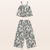 Conjunto infantil menina Fakini 102403191 Branco verão - Mundo Infantil SJC