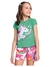 Pijama infantil menina Fakini 10.24.03252 verde na internet