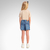Shorts saia jeans menina Fakini 04524 na internet