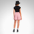 Shorts saia em sarja com pregas menina Fakini 04546 - comprar online