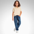 Calça jeans com cós de elástico menino Fakini 04581