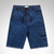 Bermuda cargo jeans menino Fakini 04588 - Mundo Infantil SJC