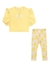 Conjunto infantil menina Fakini 01101 Amarelo inverno - loja online