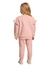 Conjunto em moletom menina Fakini 01118 Rosa inverno - loja online
