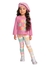 Conjunto manga longa menina Fakini 01148 Rosa inverno - comprar online