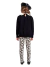 Conjunto em moletom infantil menina Fakini 10.25.01167 Preto - loja online