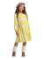 Vestido midi manga longa meia estação menina Fakini 01201 - comprar online