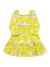 Vestido midi manga longa meia estação menina Fakini 01201 - Mundo Infantil SJC
