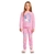 Pijama infantil menina unicórnio 01247 Fakini rosa - comprar online