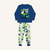 Pijama infantil menino de dino 01525 Fakini Azul - loja online