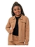 Jaqueta em sarja infantil menina Fakini 04055 Creme - comprar online