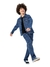 Calça cargo jeans menino Fakini 04146 - Mundo Infantil SJC