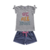 Conjunto Kiko e Kika 08900 Cinza