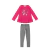 Conjunto infantil feminino inverno Malwee 78315 Pink