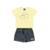 Conjunto Kiko e Kika 11784 Amarelo