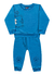 Conjunto infantil masculino em moletom Kiko e Kika 12160 Azul inverno menino