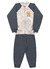 Conjunto infantil masculino Kiko e Kika 12167 Cinza inverno menino