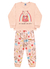 Pijama infantil feminino Kiko e kika Salmão inverno