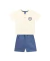 Conjunto infantil masculino Kiko e Kika 12693 Off White