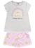 Pijama infantil menina Kiko e Kika 12966 verão - Mundo Infantil SJC