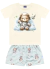 Pijama infantil menino Kiko e Kika 12970 verão - Mundo Infantil SJC